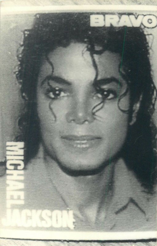 Postcard Michael Jackson Bravo magazine cover