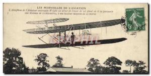 Old Postcard Jet Aviation Airplane of American & # 39aviateur Wright