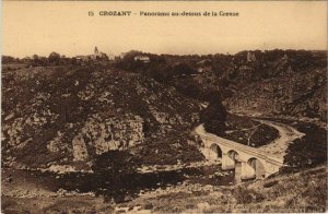 CPA CROZANT Panorama au-dessus de la Creuse (1144410)