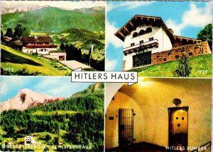 Berchtesgaden, Germany  BERGHOF~Adolf Hitler Vacation Home Views  4X6 Postcard