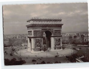 Postcard L'Arc de Triomphe, La Place de l'Etoile, Paris, France