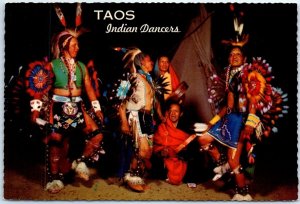Postcard - Taos Indian Dancers - New Mexico