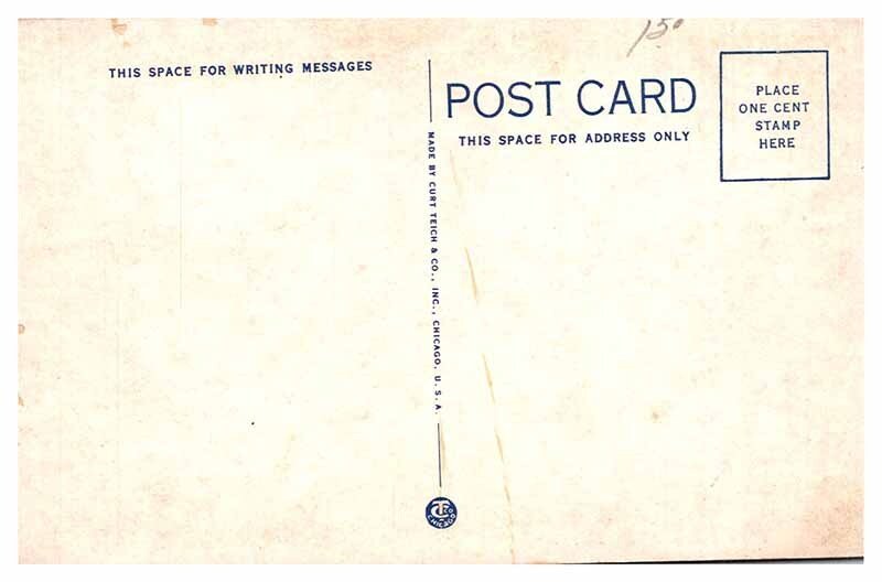 Postcard SWIMMING POOL SCENE Miami Oklahoma OK AT7331