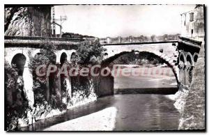 Postcard Old Vaison La Romaine The Roman Bridge