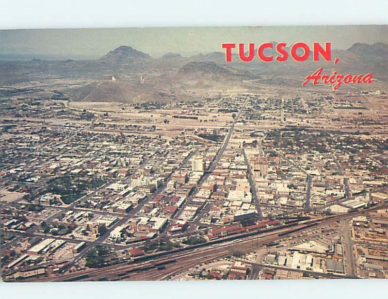 Pre-1980 PANORAMIC VIEW Tucson Arizona AZ F9195