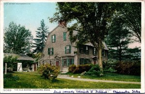 USA The Emerson House Concord Massachusetts Vintage Postcard 09.99