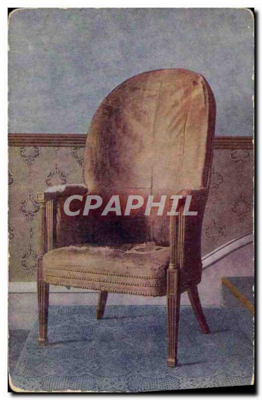 Old Postcard Franc Macon Masonry Chair of Washington Library