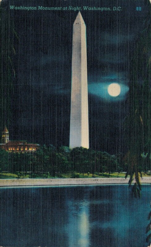 USA Washington D.C Washington Monument at Night 06.47
