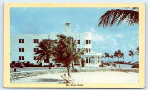 MIAMI BEACH, FL Florida ~ The OLSEN HOTEL ~  c1940s, 50s Cars  Postcard