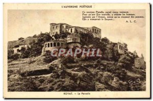 Old Postcard L & # 39Auvergne Poetique Royat Paradise