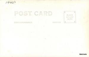 1940's YOSEMITE, CALIFORNIA Mariposa Grove Big Trees Lodge RPPC postcard 6224
