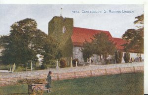 Kent Postcard - St Martin's Church - Canterbury - Ref 20386A