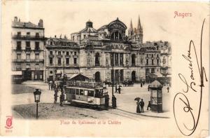 CPA ANGERS - Place du Ralliement et le Théatre (165275)