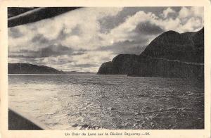 BR46848 Un clair de Lune sur la riviere saguenay   Canada 