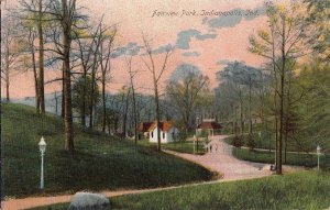 Postcard Fairview Park Indianapolis IN