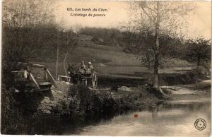 CPA Les bords du Chers - L'attelage du pauvre (229348)