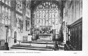 BR61043 the chancel stratforn on avon church   uk