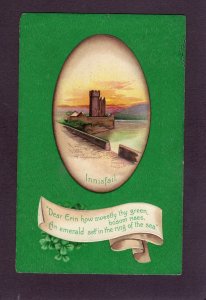 Antique St. Pats Day postcardInnisfall- signed Ellen Clapsaddle 1912