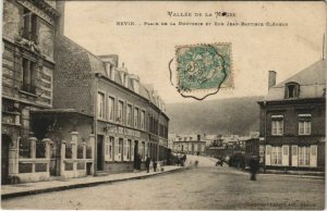 CPA REVIN - Place de la Bouverie et Rue Jean-Baptiste Clement (135130)