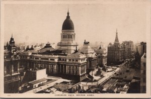 Argentina Buenos Aires Congress Hall Vintage RPPC C130