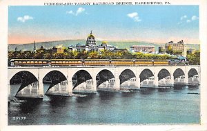 Cumberland Valley Railroad Bridge Harrisburg, Pennsylvania PA  