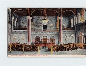 Postcard Assembly Chamber New York State Capitol Albany New York USA