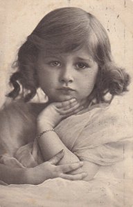 Portrait of Pretty blue-eyed girl 1900-10s