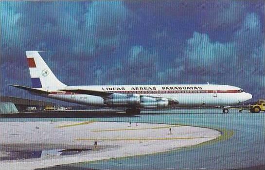 LINEAS AEREAS PARAGUAY BOEING 707-321B