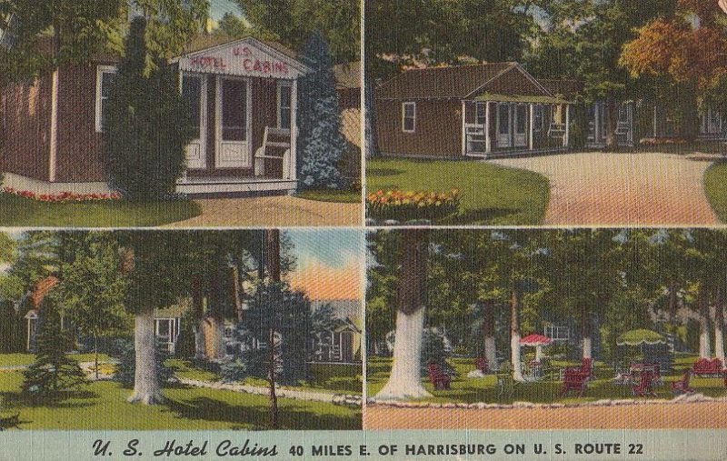 Postcard US Hotel Cabins Bethel PA