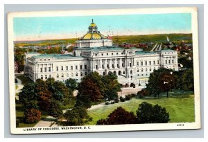 Vintage 1929 Postcard Panoramic View Library of Congress Washington DC