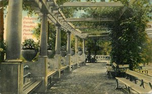 Bradley Park 1912 Pompeian Garden Postcard #5043 Peoria Illinois 20-1038