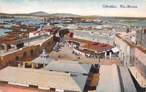 The Market Gibraltar Postcard.