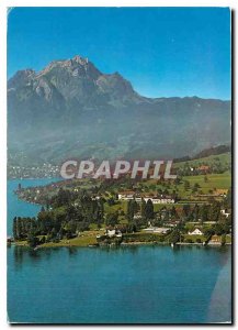 Postcard Modern Kurheim St Chrischona bei Luzern Kastanienbaum