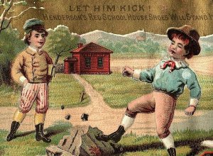 Henderson's Red School House Shoes Boys Kicking Stones L'ecole Rouge Z2