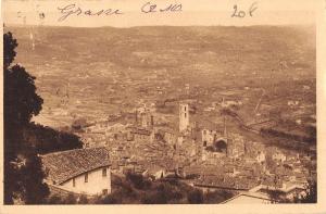 BF8398 grasse vue prise de la route de roquebignon france      France