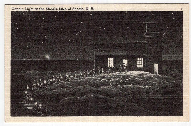 Isles of Shoals, N.H., Candle Light at the Shoals