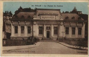 CPA Tulle Le Palais de Justice FRANCE (1051541)