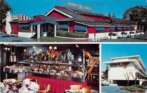 Palo Alto California Dinah's Shack Smorgasbord Restaurant Postcard AA82959