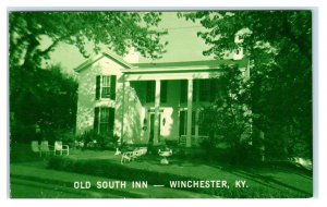 WINCHESTER, KY ~ Roadside OLD SOUTH INN Restaurant c1960s Clark County Postcard