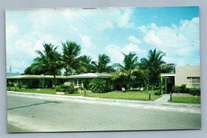 DELRAY BEACH FL DEL FRANCIA APARTMENTS VINTAGE POSTCARD