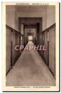 Villeurbanne Old Postcard Platoon Barracks EOR Jeanne d & # 39arc A garnds dorms