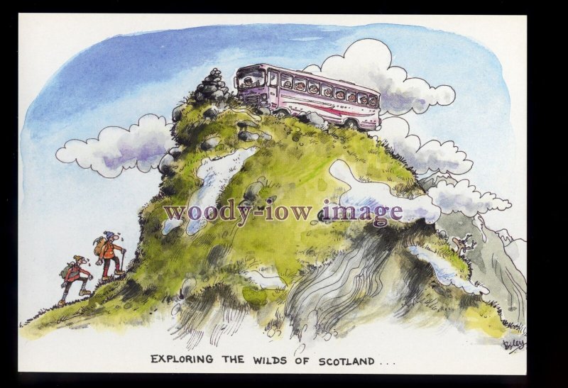 BES092 - Exploring the Wilds & Highlands of Scotland - Besley comic postcard