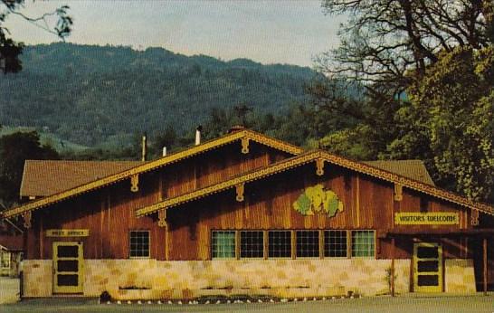 California Asti Exterior View Of Tasting Room Of The Italian Swiss Colony Winery