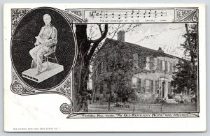 Bardstown~Art Nouveau~Inset Stephen Foster~Old Kentucky Home~Newspaper Boy~1910