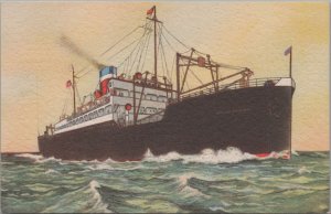 Postcard Sister Ships United States Lines