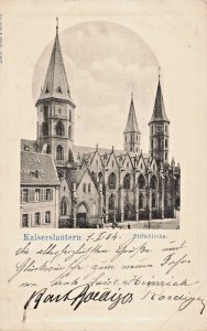 GERMANY~Kaiserslautern Stiftskirche~1904 PHOTO POSTCARD