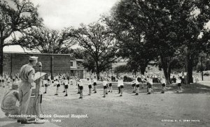 Vintage Postcard 1910's Reconditioning Schick General Hospital Clinton Iowa IA