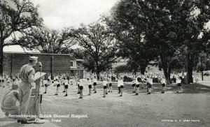 Reconditioning Schick General Hospital WWII US Army Clinton Iowa RPPC Postcard