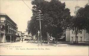 Manchester-by-the-Sea Massachusetts MA The Square c1910 Vintage Postcard