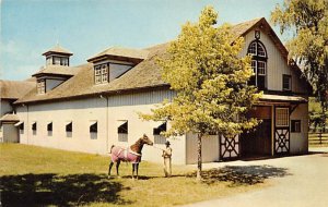 Saddle Horse Barn Castleton Farm Lexington Kentucky  